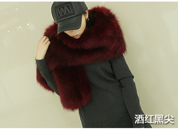 Fur collar shawl faux fur fox fur shawl female stage dinner dress cloak scarf scarf fake collar