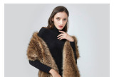 Fur collar shawl faux fur fox fur shawl female stage dinner dress cloak scarf scarf fake collar