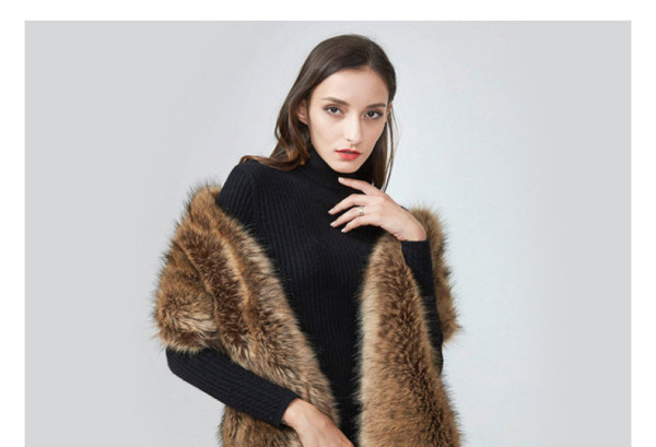 Fur collar shawl faux fur fox fur shawl female stage dinner dress cloak scarf scarf fake collar