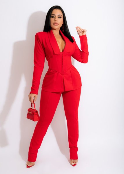 Fashion casual air layer professional wear uniform (including belt)