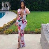 Women's,Fashion,Sexy,V-Neck,Dress