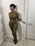 Ladies,Fashion,Unlimited,Tie-Dye,Printed,Long,Pants,Split,Two-piece,Set