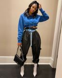 Women's sports casual hooded jacket short cropped velvet sweater