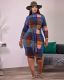 Sexy,fashion,plaid,print,dress