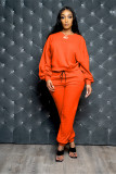 Women's sweater suit long-sleeved thickened two-piece loose sportswear winter