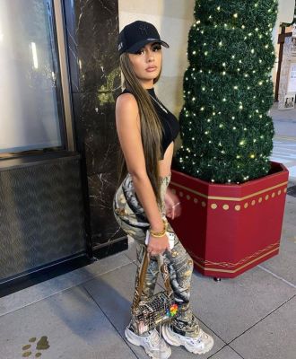 Fashion all-match printed casual pants
