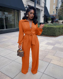 Casual fashion long-sleeved overalls