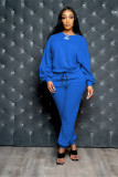 Women's sweater suit long-sleeved thickened two-piece loose sportswear winter