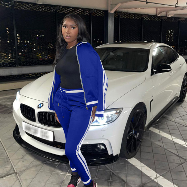 New women's clothing pure color leisure sports two-piece suit
