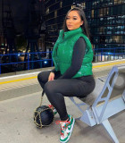 New women's clothing solid color sleeveless down jacket vest jacket