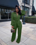 Casual fashion long-sleeved overalls