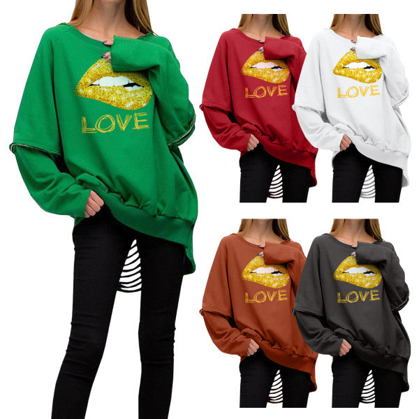 Fashion women's hot style solid color ripped holes and burnt flowers sexy sweater plus size women's clothing
