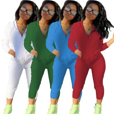 Hot sale cute sports and leisure sweater two-piece suit
