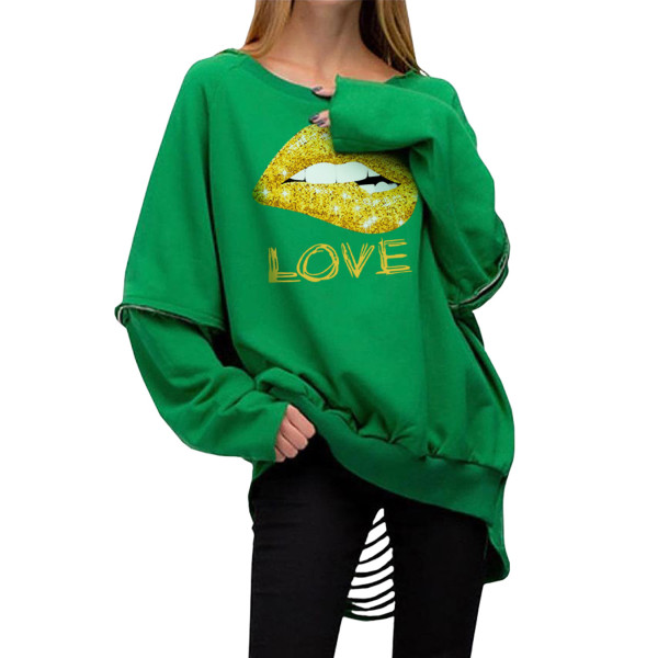 Fashion women's hot style solid color ripped holes and burnt flowers sexy sweater plus size women's clothing