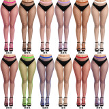 Tiptoe encrypted net tights net red tide socks ripped jeans medium net fishnet socks pantyhose
