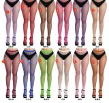 Tiptoe encrypted net tights net red tide socks ripped jeans small net fishnet socks pantyhose