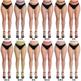 Tiptoe encrypted net tights net red tide socks ripped jeans super elastic big net fishnet stockings pantyhose