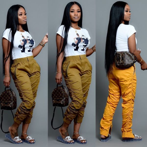New product slim-fit pleated solid color casual pants overalls