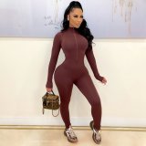 Plus size women's pit strip tight-fitting jumpsuit pants leg sleeves pleated high-elastic jumpsuit