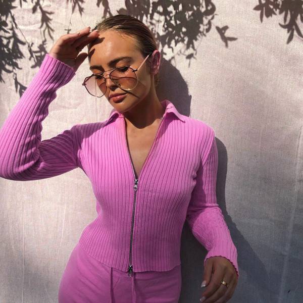 New knitted bottoming shirt sweater factory direct sales half high neck top women