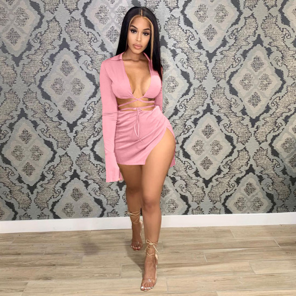 Women's spring and summer straps, long sleeves, swimsuit suits
