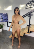 Women's spring and summer straps, long sleeves, swimsuit suits
