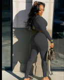 Women's spring new basic sports suit two-piece suit