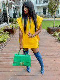 Women's clothing plus velvet casual loose hooded dress