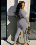 Women's spring new basic sports suit two-piece suit