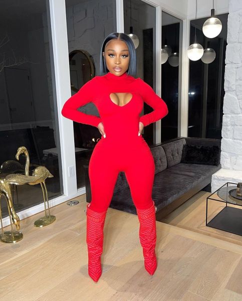 Women's Long Sleeve Sexy Skinny One-piece Pants with Hollow on Chest