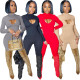 Women's Long Sleeve Sexy Skinny One-piece Pants with Hollow on Chest