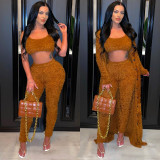 New women's fashion, elegant, sexy, casual and comfortable three-piece suit
