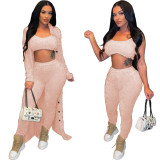 New women's fashion, elegant, sexy, casual and comfortable three-piece suit