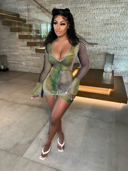 Explosive sexy fashion camouflage slim fit nightclub clothes