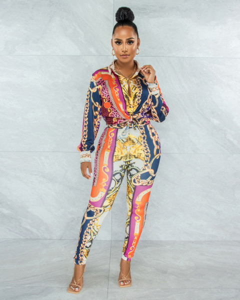 Two sets of sexy fashion digital printed chest straps