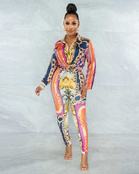 Two sets of sexy fashion digital printed chest straps