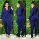 Ladies Fashion French Cashmere Pile Pants Two-piece Suit