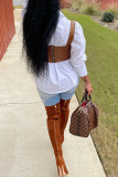 New solid color PU leather sleeveless sling, chest-wrapped zipper vest