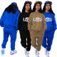 Women's autumn and winter embroidered logo sweater and sweater suit women