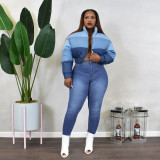 Fashion bandage women's jeans trend