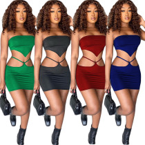 Explosive style, hollow stitching, lace, fashionable and sexy, two-piece women's suit