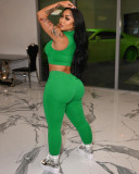 Women's cute baseball uniform collar zipper vest pants two-piece suit