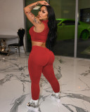 Women's cute baseball uniform collar zipper vest pants two-piece suit