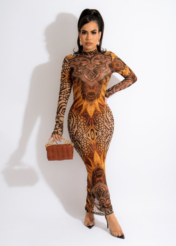 Women's spring new fashion tie-dye printing halter strap sexy gauze dress