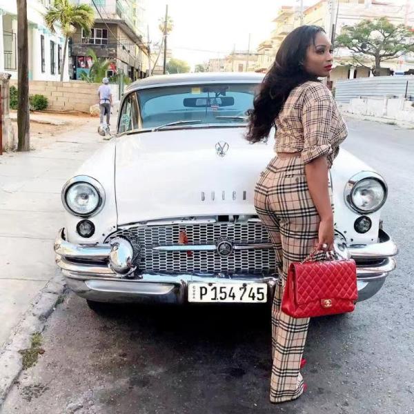 Fashion casual suit printed long-sleeved lapel shirt casual straight-leg pants suit