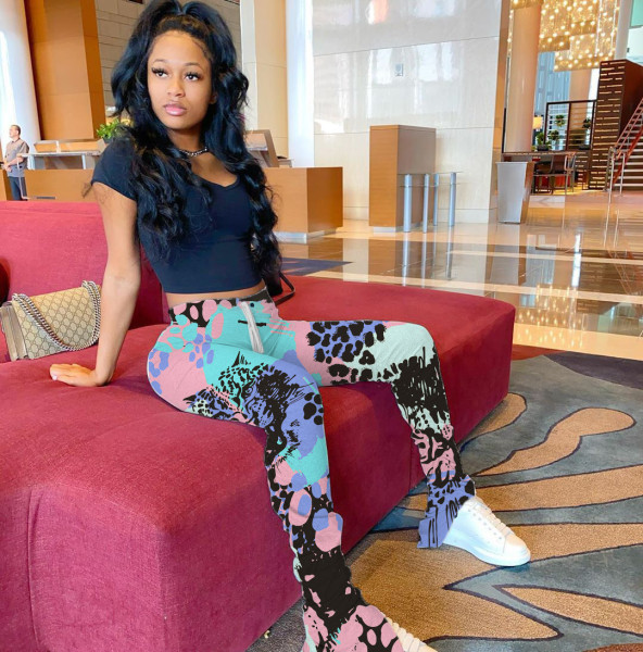 Women's Fashion Spring Summer Tie Dye Printed Flared Pants Women's Casual Trousers