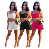 Pure color casual suit fashionable checkered texture vest