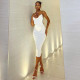 Sexy V-Neck Hollow Chain Pocket Neck Hip Dress