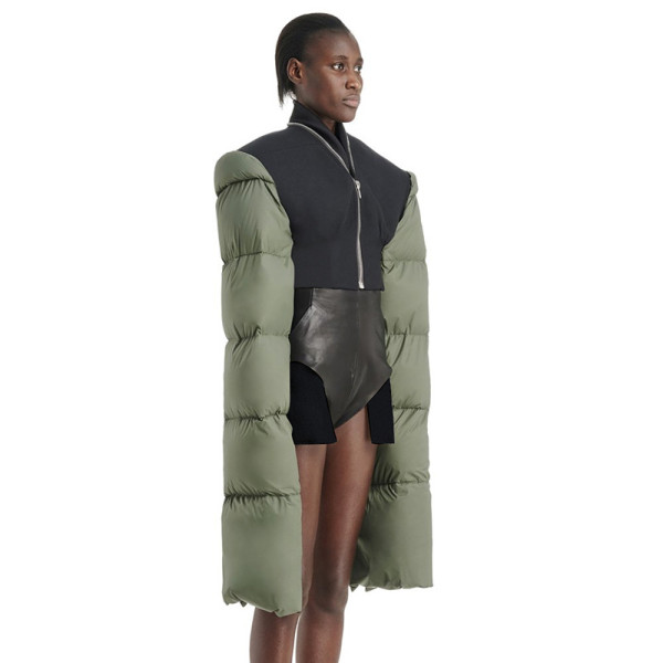 women's winter new down jacket slim fit warm stitching jacket jacket