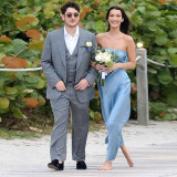 Celebrity same solid color tube top satin long sexy dress
